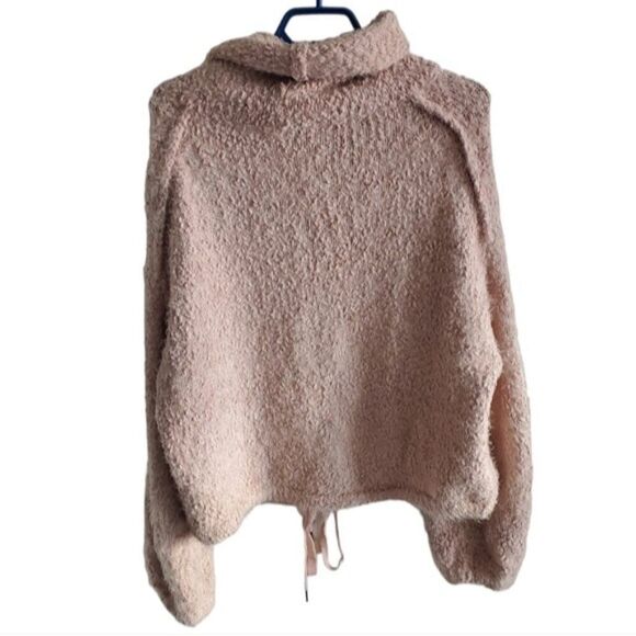 Young Fabulous & Broke Lorena Blush Pink Fuzzy Sweater Size S/M - Picture 2 of 8